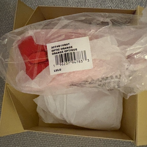 Michael Kors Lulu Mini Satchel Optic Orange Leather – NWT - Picture 4 of 15